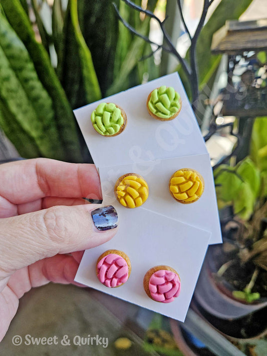 Concha Earrings - Pan Dulce-Inspired Jewelry