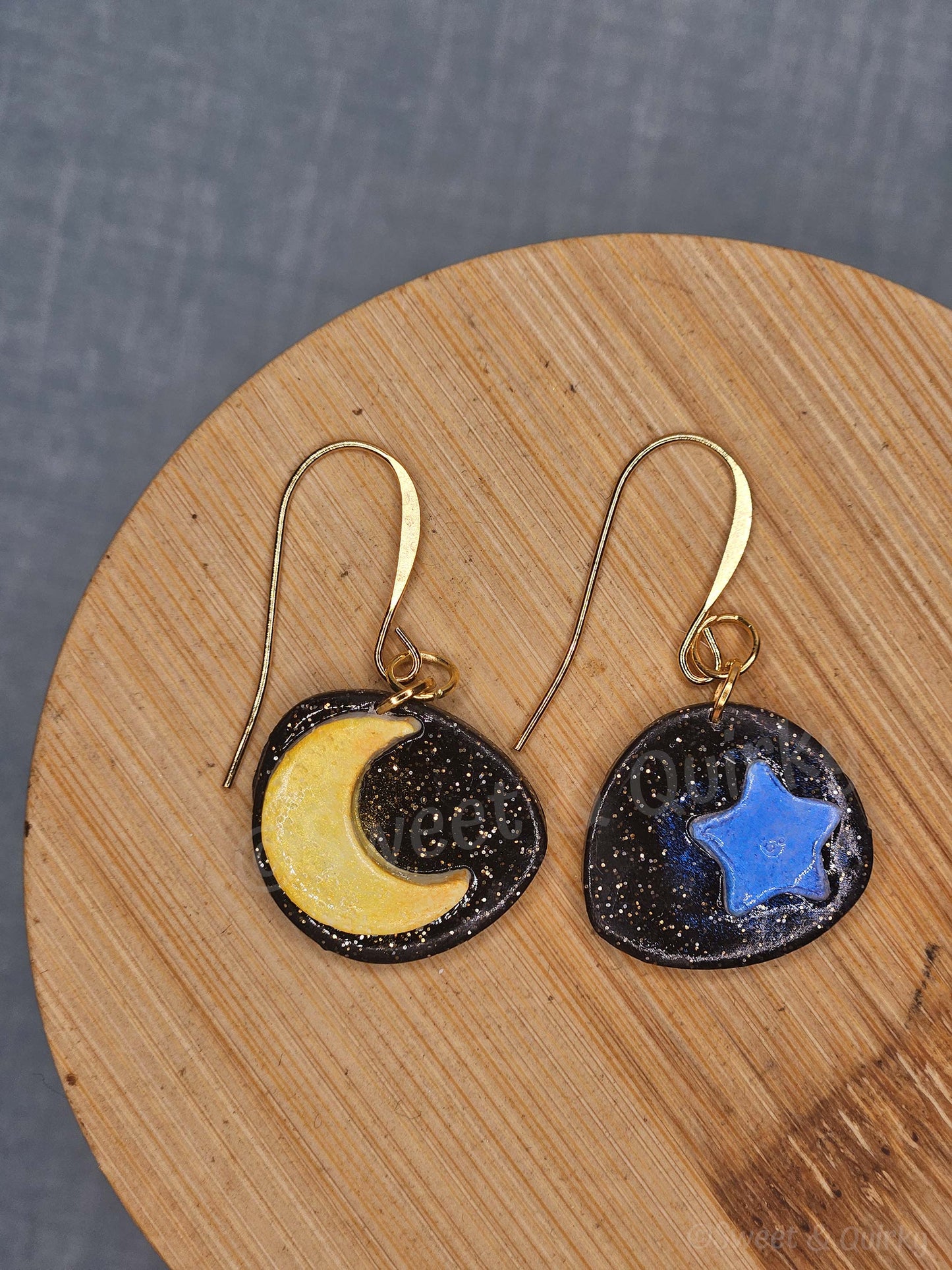 Moon & Starry Night Earrings