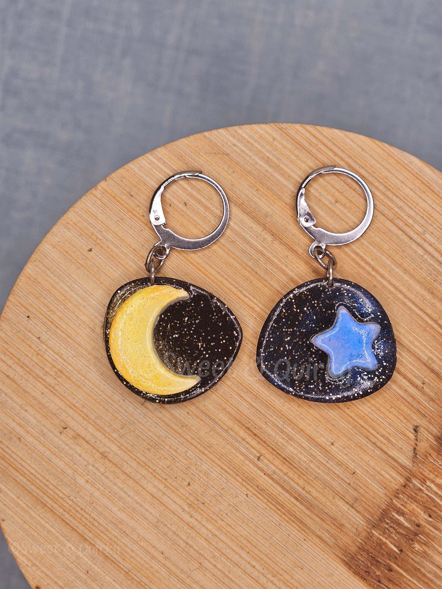 Moon & Starry Night Earrings