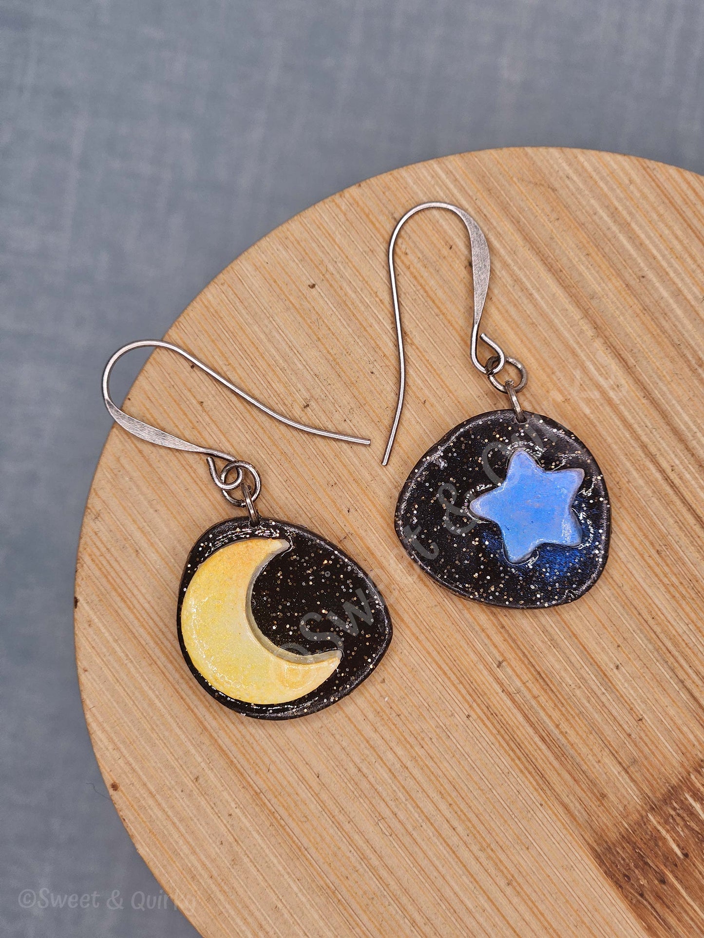 Moon & Starry Night Earrings