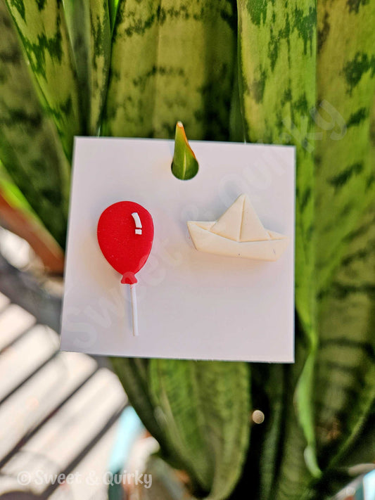 You'll Float IT-inspired Halloween Earrings