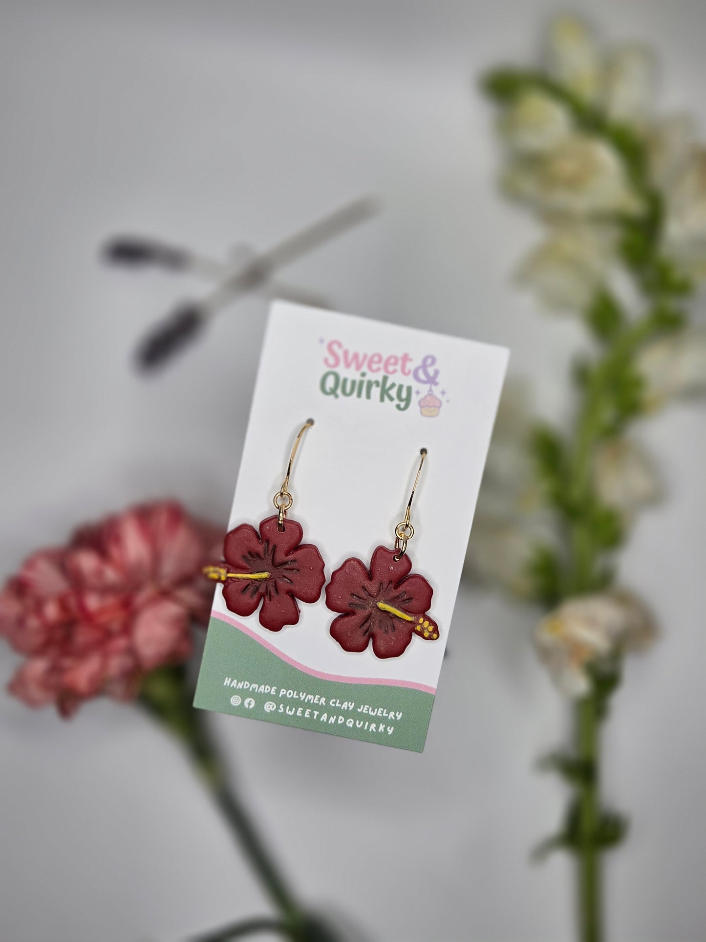 Hibiscus Earrings