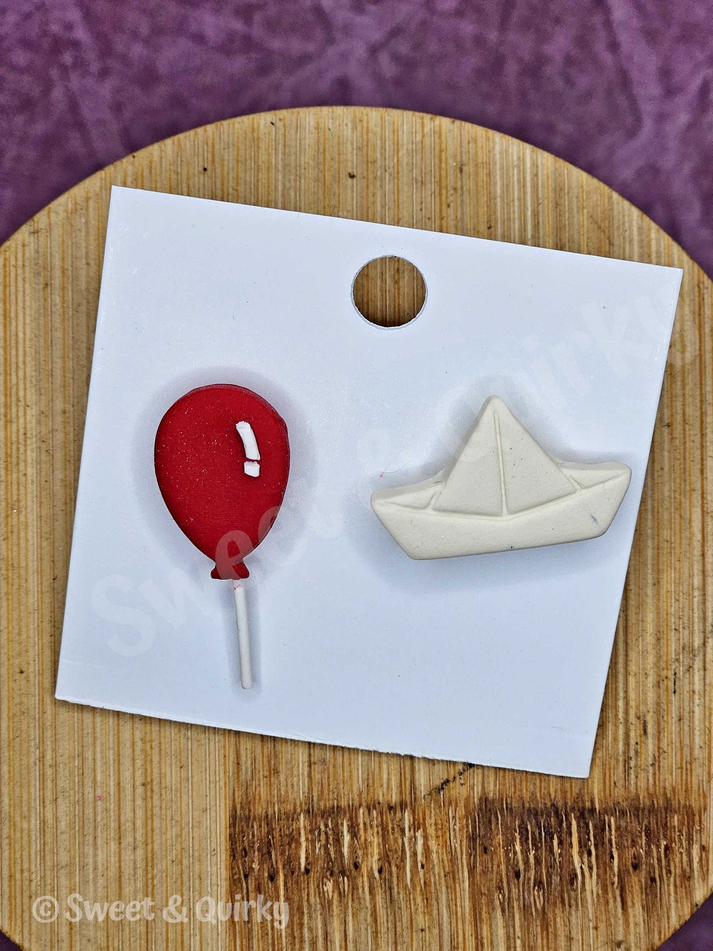 You'll Float IT-inspired Halloween Earrings