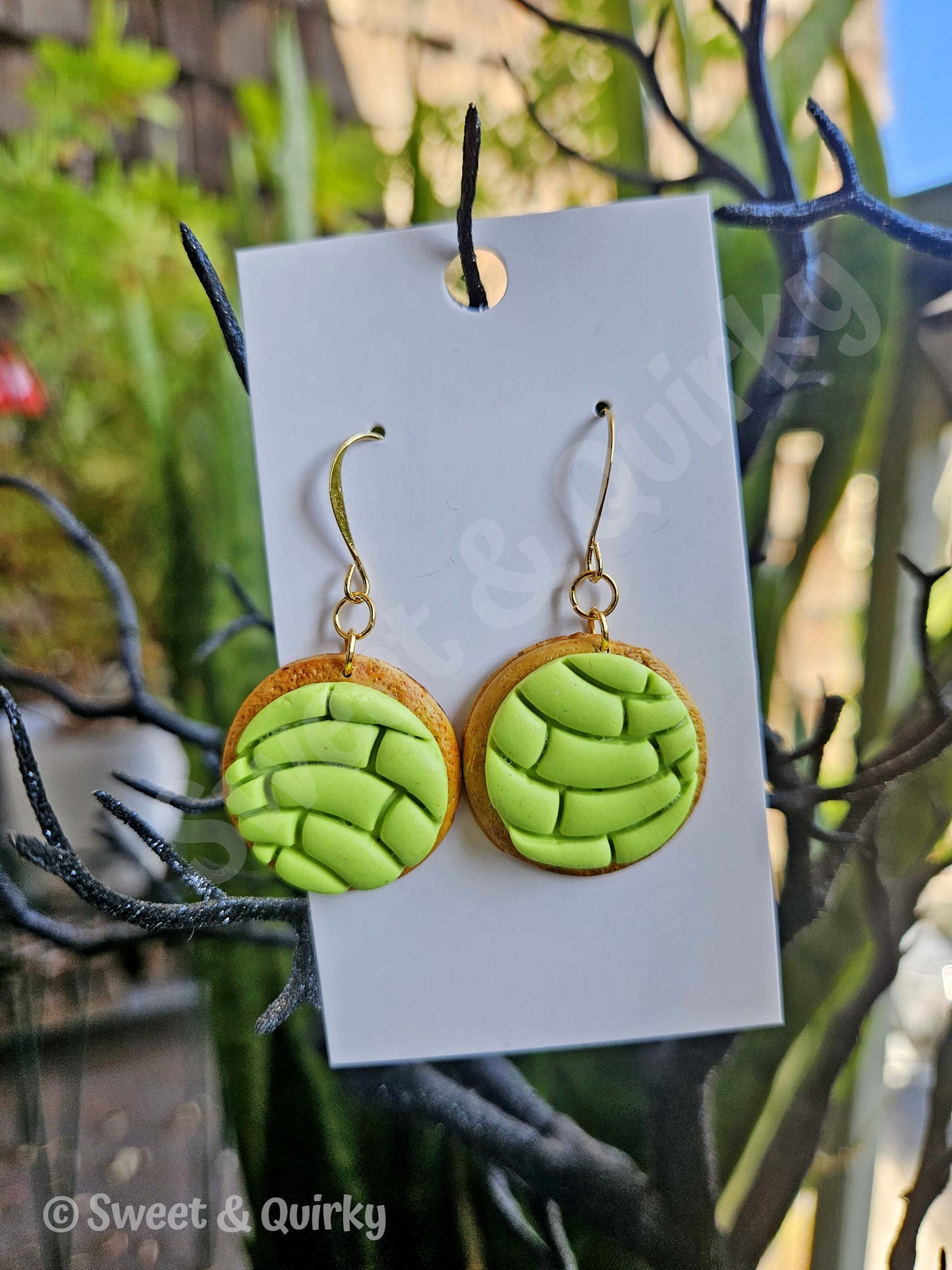 Concha Earrings - Pan Dulce-Inspired Jewelry