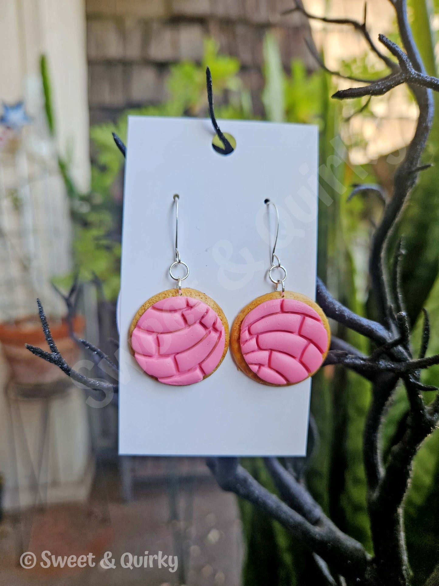 Concha Earrings - Pan Dulce-Inspired Jewelry