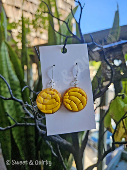 Concha Earrings - Pan Dulce-Inspired Jewelry
