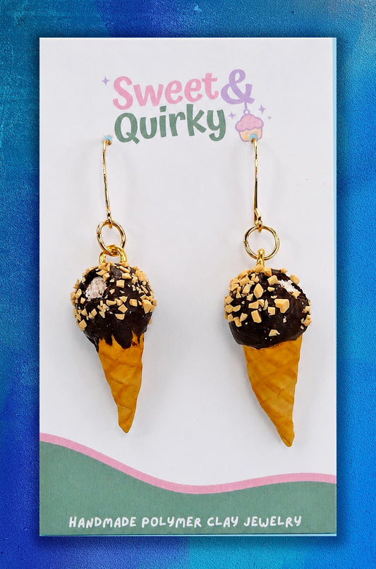 Ice Cream Cone Earrings