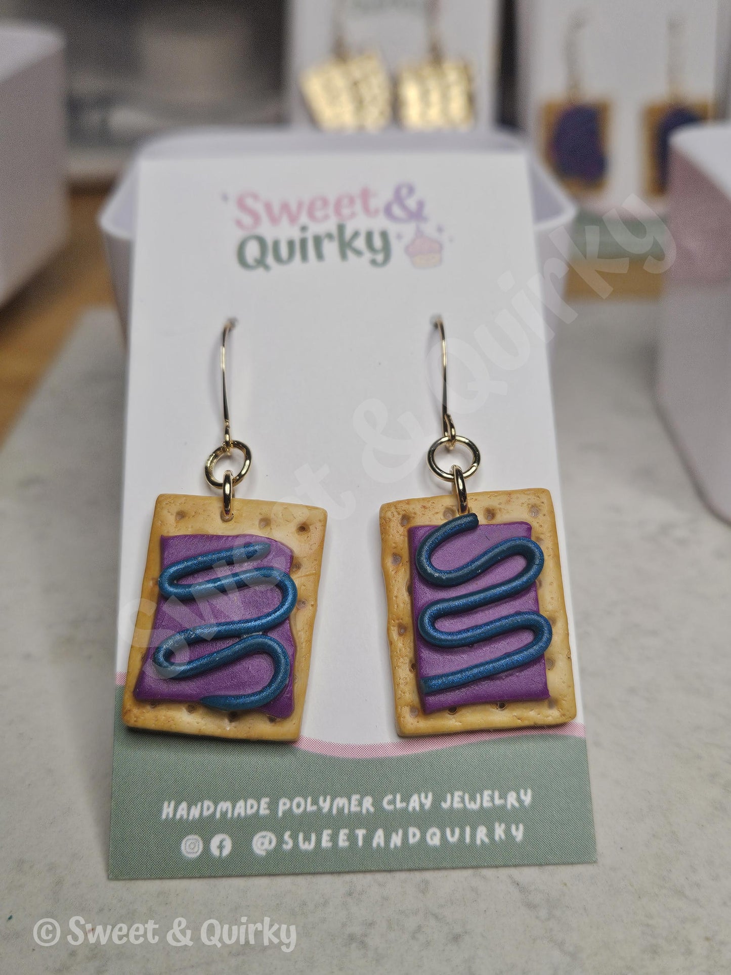 Wild Berry Pop Tart Earrings
